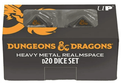 Ultra Pro Dice: D20 Heavy Metal Set Dungeons & Dragons Realmspace 19409